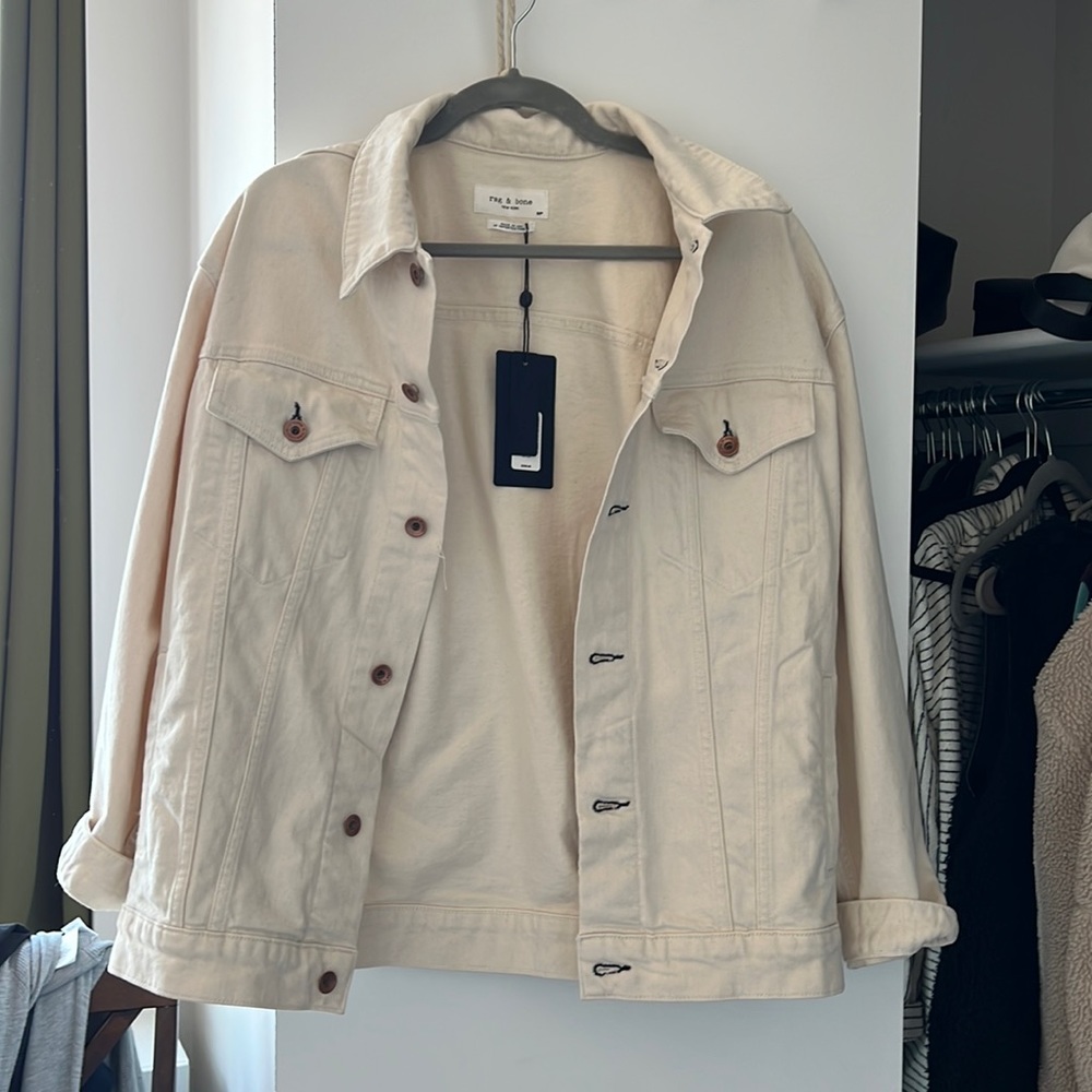 Off white rag and bone trucker jean jacket